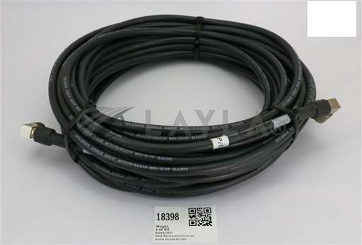 1086/--/OEM RF COAXIAL CABLE ASSY, 90 DEGREE FEMALE TO 90 DEGREE FEMALE 22M 1086.091901/--/_01