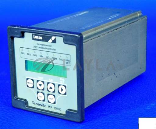 MP-1000/--/LUCAS SCHAEVITZ MICROPROCESSOR LVDT READOUT/CONTROLLER 110VAC MP-1000/--/_01