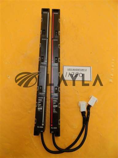 PJ-50A/PJ-55A/Keyence PJ-50A Expandable Area Light Curtain Sensor Set PJ-55A Used Working/Keyence/_01