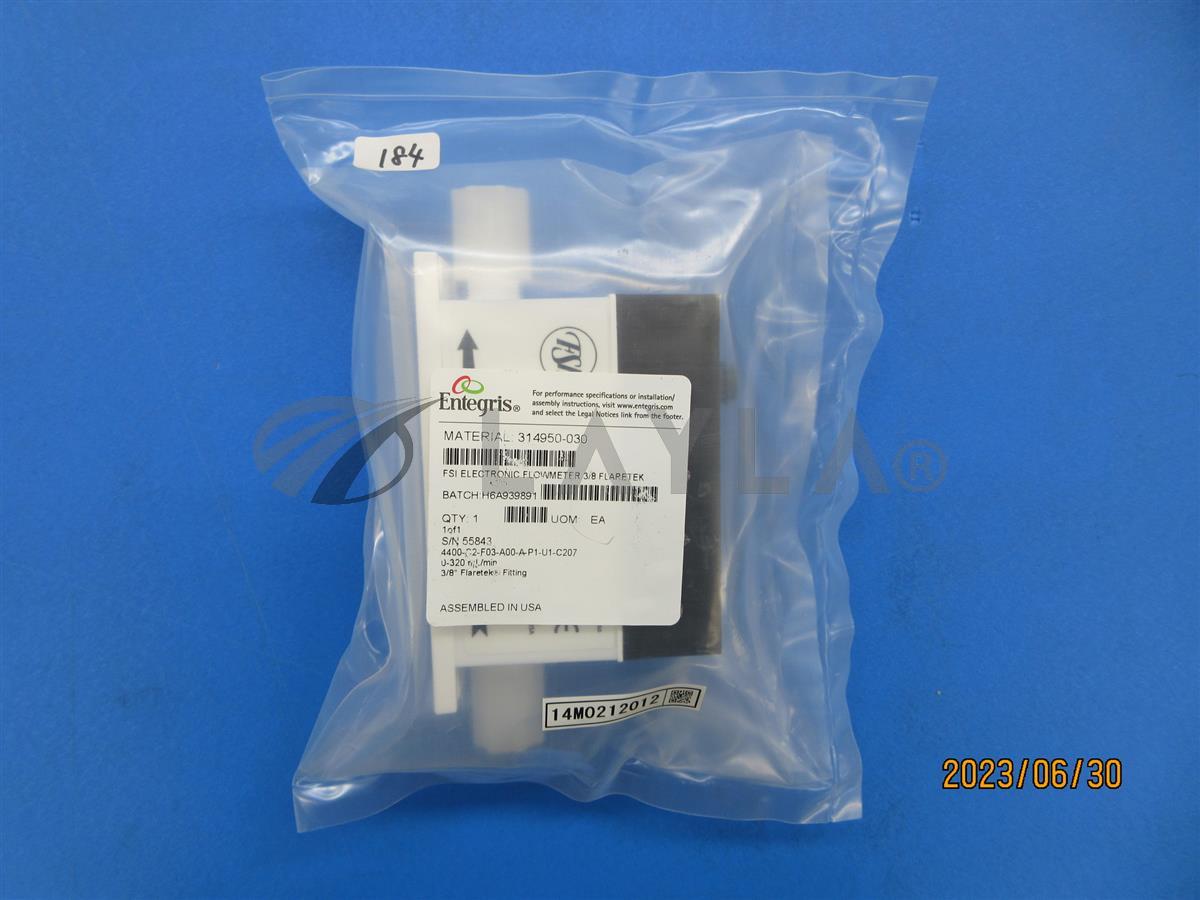 1000000008_20230706-087 FSI ELECTRONIC FLOWMETER 3/8 FLARETEK