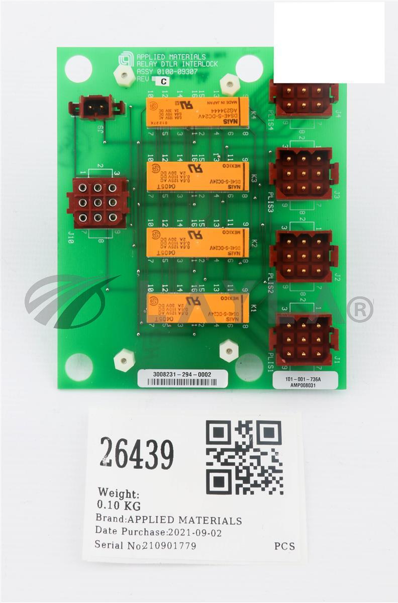 1000000075_A26439 APPLIED MATERIALS PCB, RELAY DTLR INTERLOCK 0100